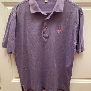 Peter Millar Purple “Pine Hills” Polo Shirt